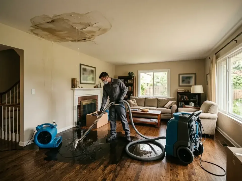attic-pipe-burst-ceiling-drip-008 — frequently asked questions, Water Damage Restoration & Carpet Care in Pottsville, PA
